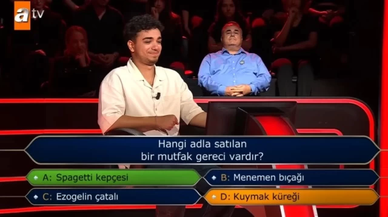 Kuymak küreği bir mutfak gereci mi? Kim milyoner Olmak İster'de Bu Soruldu!