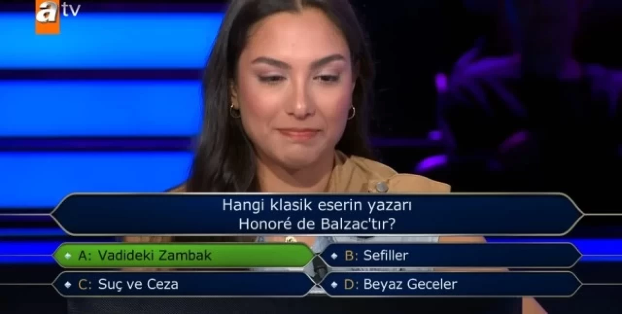 Hangi Klasik Eserin Yazarı Honore de Balzac'tır? Kim Milyoner Olmak İster Sorusu ve Cevabı