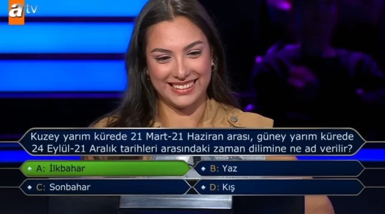 Güney yarım kürede 24 Eylül-21 Aralık tarihleri arasındaki zaman dilimine ne ad verilir
