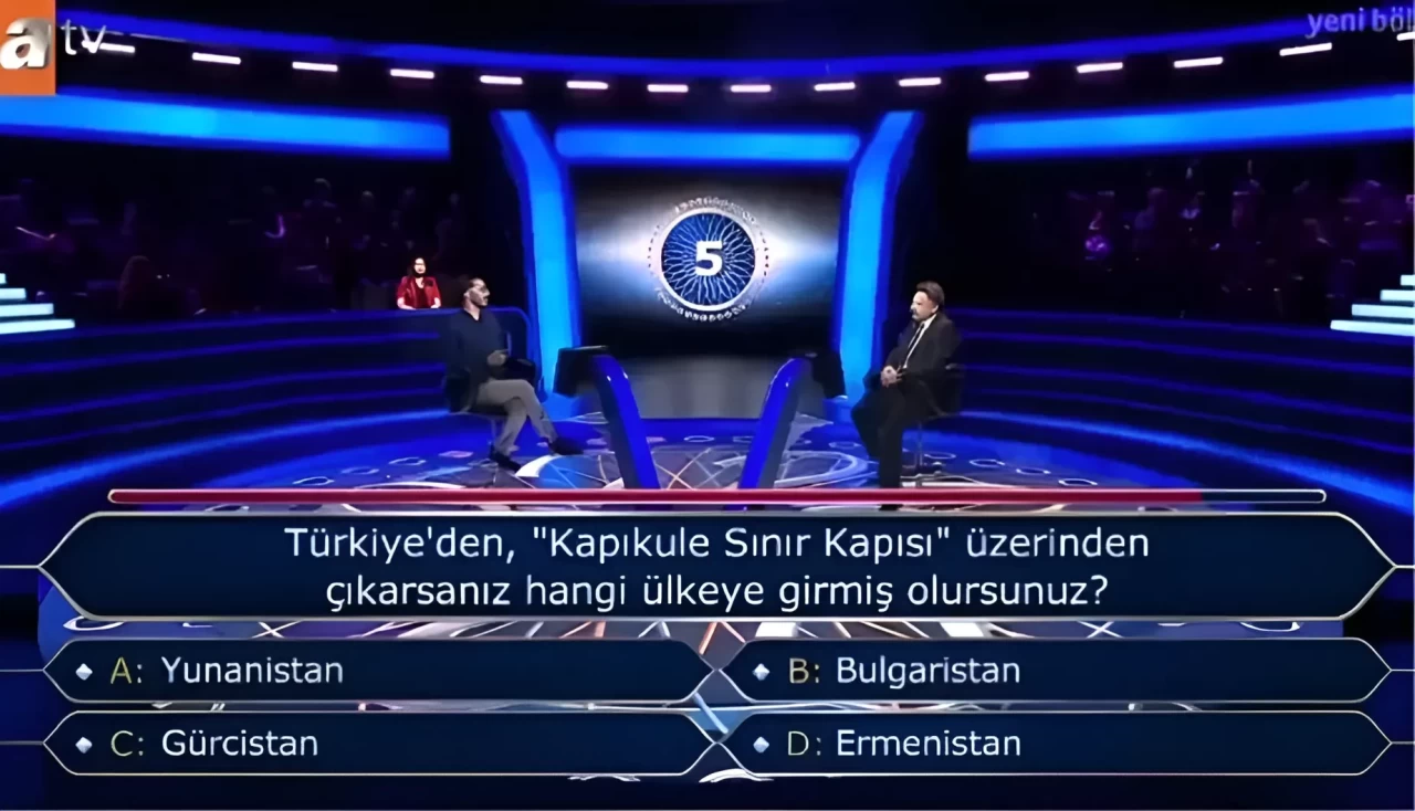 Türkiye'den Kapıkule Sınır Kapısı Üzerinden Hangi Ülkeye Girmiş Olursunuz? Kim Milyoner Olmak İster