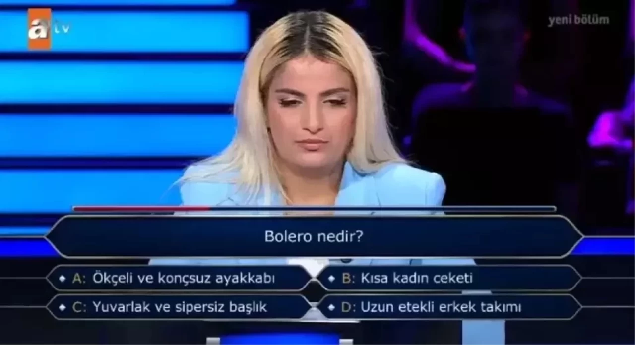 Bolero Nedir? Bolero Ceketin Anlamı (Kim Milyoner Olmak İster)