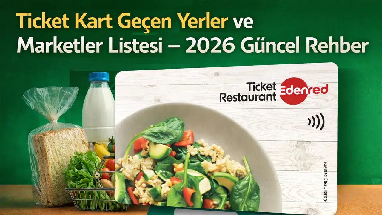 Ticket Kart Geçen Yerler ve Marketler Listesi – 2026 Güncel Rehber