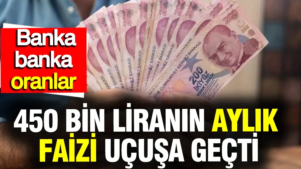 Parasını mevduatta değerlendirecekler için kritik liste: 450 bin TL'yi bankaya yatırana ne kadar ödeniyor?