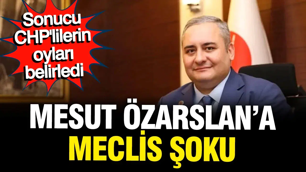 Eski partisi fren oldu: Keçiören Belediye Başkanı Özarslan’a mecliste 'ret' sürprizi