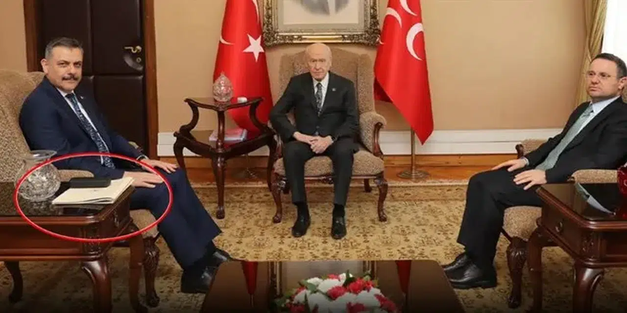 Bahçeli'nin Meclis'teki odasında dikkat çeken kare: Bakan Çiftçi'nin elindeki dosyalar merak uyandırdı
