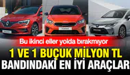 1 ile 1.5 milyon lira bütçeyle alınabilecek en güvenilir ikinci el araçlar