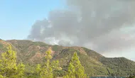 Marmaris ormanlarında alevlerle mücadele sürüyor