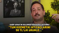 Sarp Apak'ın cilt bakımı sırrı herkesi şaşırttı: Bir yıl boyunca yüzüne sürdüğü o ürün meğer topuk kremiymiş