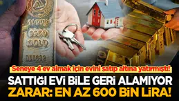 Gayrimenkul yatırımı uğruna altın alan vatandaşın zararı büyüdü
