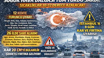 İzlanda ve Rusya soğukları Türkiye'yi donduracak, 12 il için uyarı!