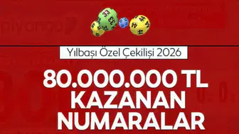 Milli Piyango çekilişi: 80 milyon TL'lik rakamlar