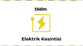 12 Ocak 2026 Didim / Aydın Elektrik Kesinti Haberi
