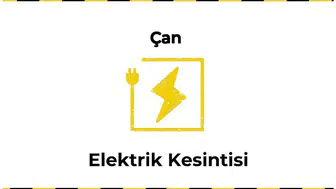 12 Ocak 2026 Çan / Çanakkale Elektrik Kesinti Detayı
