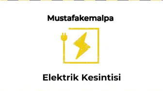 12 Ocak 2026 Mustafakemalpasa / Bursa Elektrik Verilmeyecektir