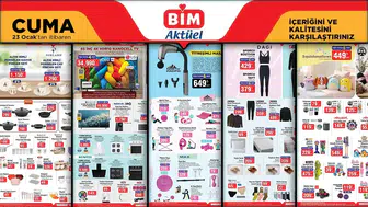 23 Ocak 2026: Yeni BİM Aktüel Kataloğunda Fırsatlar Kapıda!mBu Cuma hangi ürünlerde indirimler var?