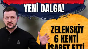 Rus saldırılarında yeni dalga: Zelenskiy 6 kenti işaret etti