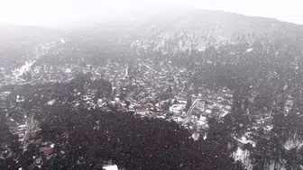 Osmaniye'nin Bembeyaz Karla Kaplı Güzellikleri Havadan Görüntülendi