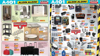 A101'in 18 Şubat 2026 tarihli Aktüel Kataloğu Yayınlandı: Aldın Aldın Fırsatları!