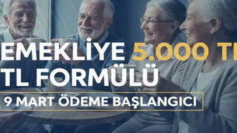 Emekli Bayram İkramiyesinde 2026 Takvimi Netleşti: 5.000 TL Formülü ve 9 Mart Ödeme Başlangıcı