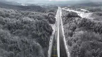 Karla Kaplı Bolu Dağı'nın Havadan Görüntüleri Hayran Bıraktı!