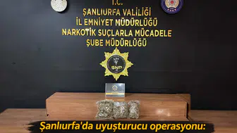 Şanlıurfa’da uyuşturucu operasyonu: 2 şüpheli gözaltına alındı