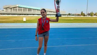 Çınar Akademi öğrencisi Keskin’den atletizmde derece