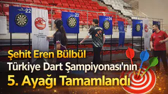 Şehit Eren Bülbül Türkiye Dart Şampiyonası’nın 5. ayağı tamamlandı
