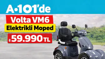 A101'de Volta VM6 Elektrikli Moped 59.990 TL