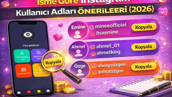 İsme Göre Instagram Kullanıcı Adları Önerileri 2026: Havalı, Yaratıcı ve Akılda Kalıcı İsimler