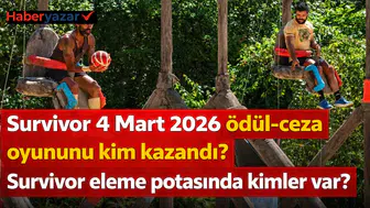 Survivor 4 Mart 2026 ödül-ceza oyununu kim kazandı? Survivor eleme potasında kimler var?