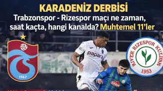 MUHTEMEL 11'LER | Trabzonspor - Rizespor maçı ne zaman, saat kaçta, hangi kanalda? (Süper Lig 26. hafta)