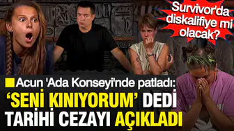 Acun Ilıcalı ‘Ada Konseyi’nde patladı: ‘Seni kınıyorum’ dedi, tarihi cezayı açıkladı!