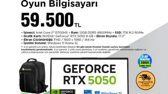 BİM'den Kaçırılmayacak Fırsat: MONSTER Oyun Bilgisayarı Peşin Fiyatıyla 12 Taksit İmkanıyla Satışta!