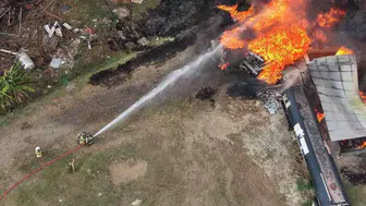 Panama Kanalı'nda büyük patlama! Bridge of the Americas köprüsü zarar gördü.