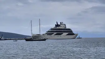 Bodrum’a 400 Milyon Euro Değerinde Lüks Gemiyi Demirledi!