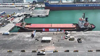 Mersin'den Lübnan'a Yola Çıkan '8. İyilik Gemisi' İnsani Yardım Görevine Başladı