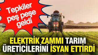 Elektrik zammı tarım üreticilerini isyan ettirdi: Tepkiler peş peşe geldi