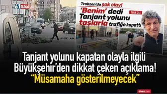 Tanjant Yolu’nu taşlarla kapattı, belediyeden sert yanıt gecikmedi: "Asla taviz verilmeyecek"