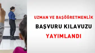 Öğretmenlerin kariyer yolculuğunda beklenen adım atıldı: Uzman ve başöğretmenlik takvimi netleşti