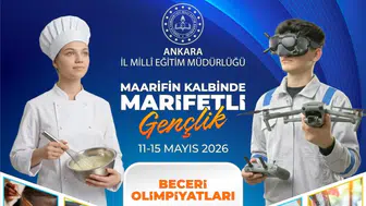 Geleceğin ustaları Ankara’da buluşuyor: Genç yetenekler 10 farklı branşta yarışacak