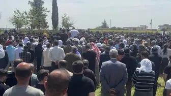 Ceylanpınar'da yürek yakan veda: 5 yaşındaki Miraç son yolculuğuna uğurlandı