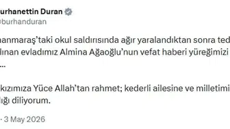 Kahramanmaraş’tan gelen acı haber: İletişim Başkanı Duran'dan taziye mesajı