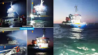 Karadeniz'de dehşet anları: Türk gemisi hedef alındı