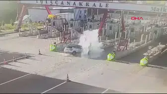 Mutlu yolculuk acı bitti: Otoyol gişelerinde feci kaza