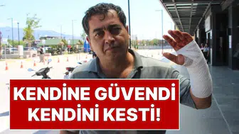 40 yıllık kasap kazaya engel olamadı: Kendini kesti ama iddiasından vazgeçmedi