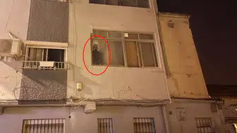 Apartman dairesinde korku dolu anlar: İnsan silüeti sanılan cisim bakın ne çıktı