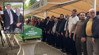 Oğlunun dehşeti Konya'yı yasa boğdu: Genç çift son yolculuğuna uğurlandı