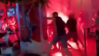 Şampiyonlar Ligi finali öncesi Budapeşte'de kaos: Holiganlar şehri birbirine kattı