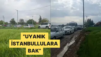 Otobandaki Uzun Kuyruklar Köy Yollarını Tıkadı: Uyanık Sürücüler Kendi Trafiğini Yarattı