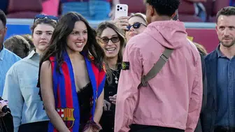 Sahne ışıkları futbol sahasına çevrildi: Olivia Rodrigo ve Lamine Yamal buluşması viral oldu